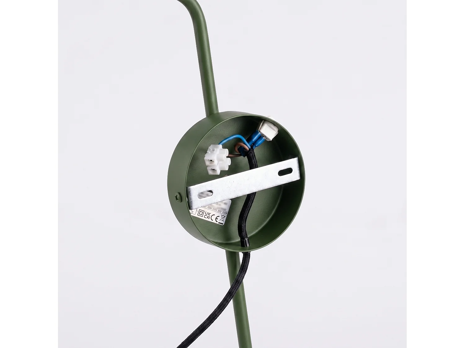 Appliques NOX moderne en acier - 1 sources lumineuses - L.14 x H.30 cm - vert olive