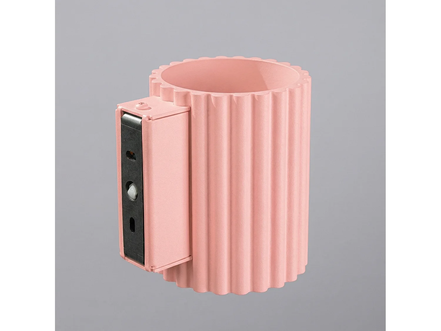 Applique minimaliste en aluminium - 1 sources lumineuses - L.10 x H.10 cm - rose