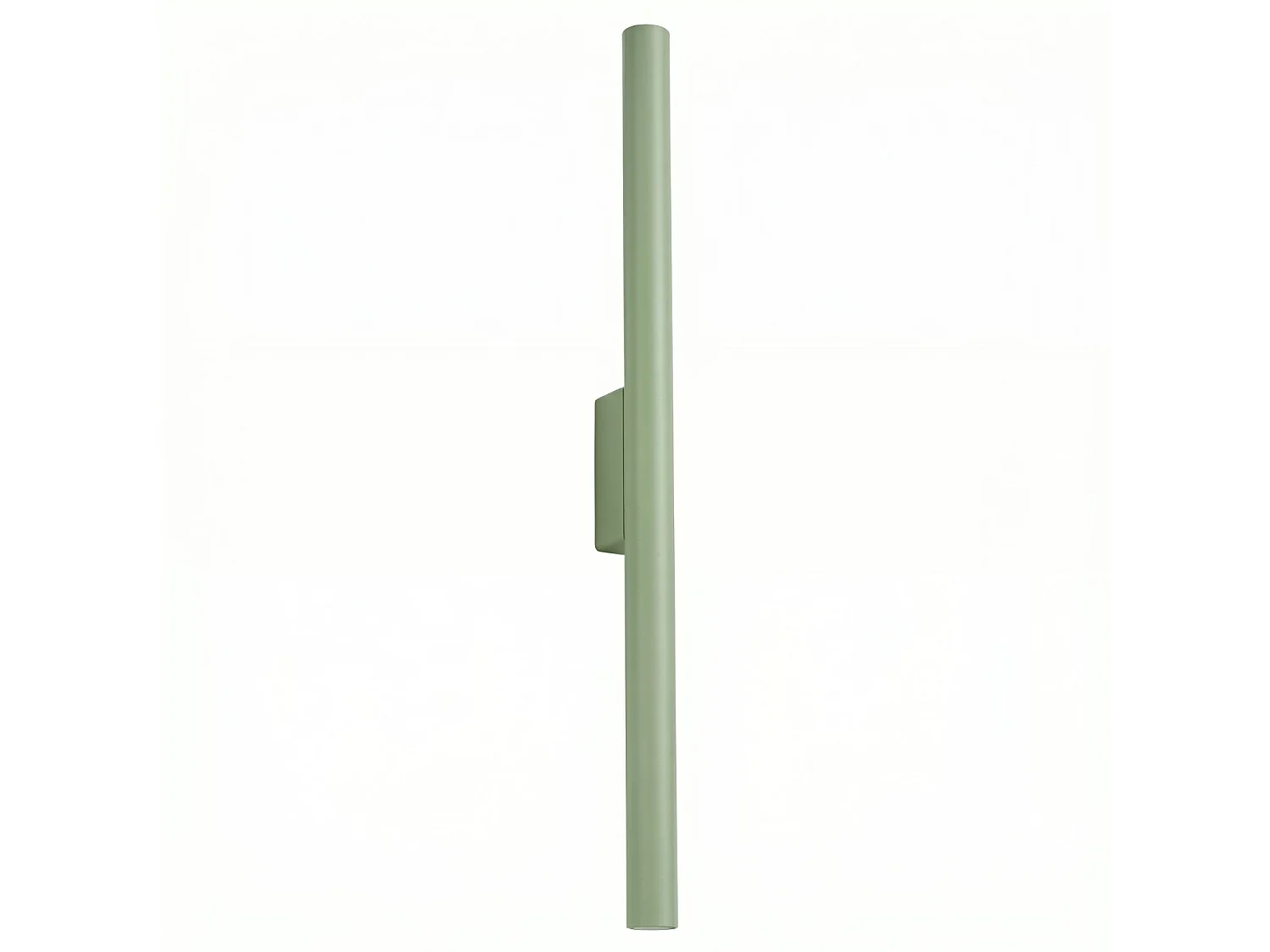 Applique moderne en acier - 2 sources lumineuses - L.2,5 x H.50 cm - sauge