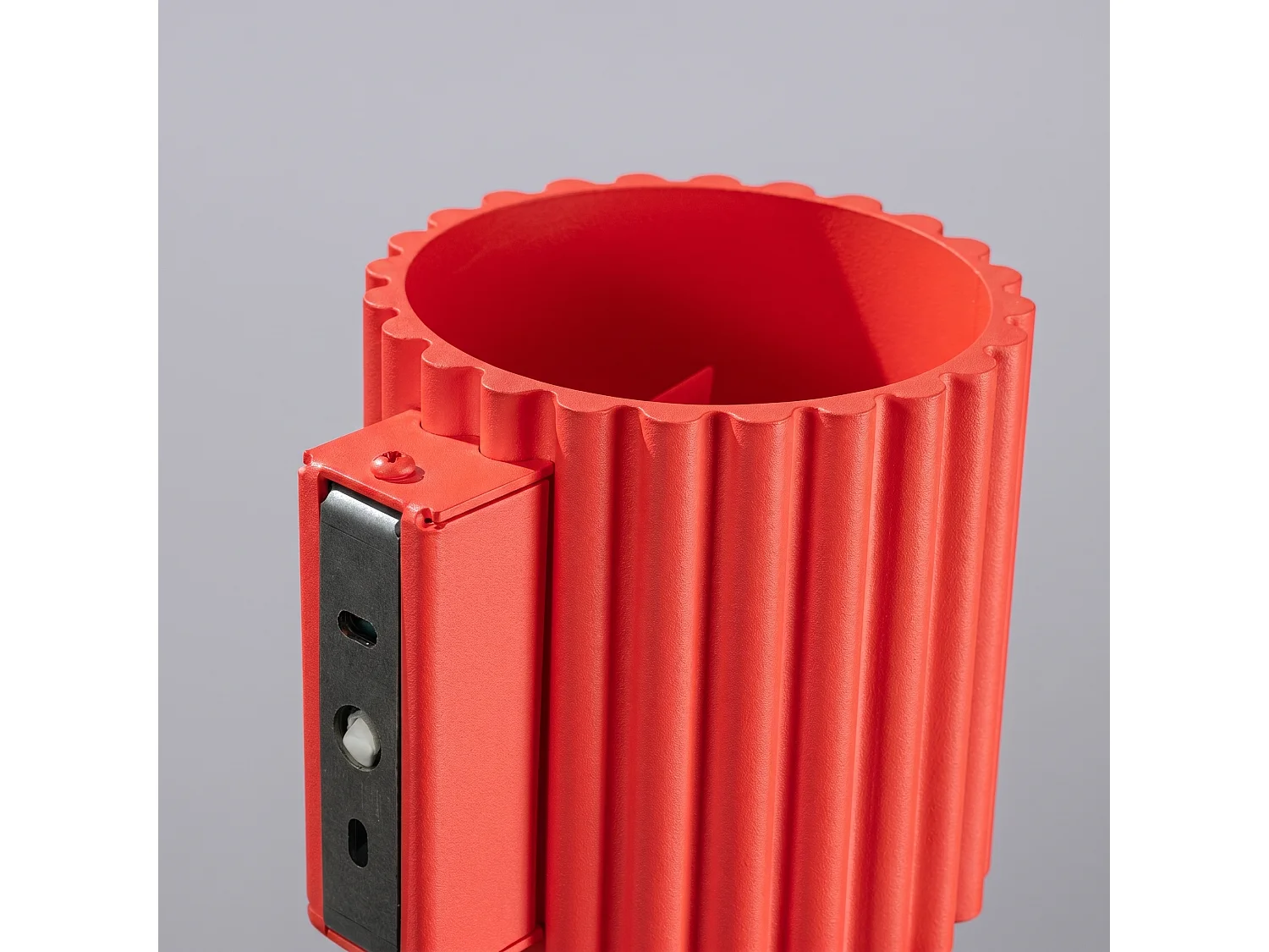 Applique minimaliste en aluminium - 1 sources lumineuses - L.10 x H.10 cm - rouge