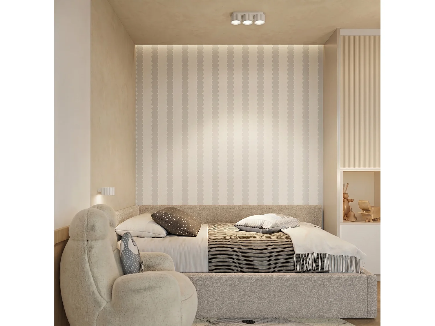 Applique minimaliste en aluminium - 1 sources lumineuses - L.10 x H.6 cm - blanc