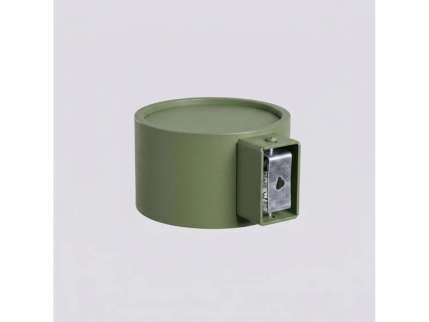 Applique minimaliste en aluminium - 1 sources lumineuses - L.10 x H.6 cm - vert olive