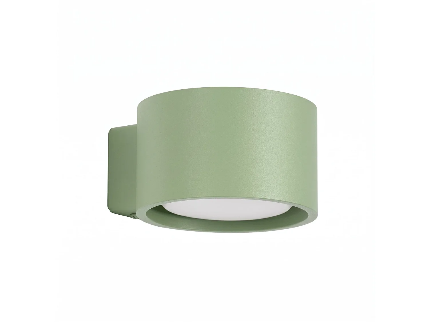 Applique minimaliste en aluminium - 1 sources lumineuses - L.10 x H.6 cm - sauge