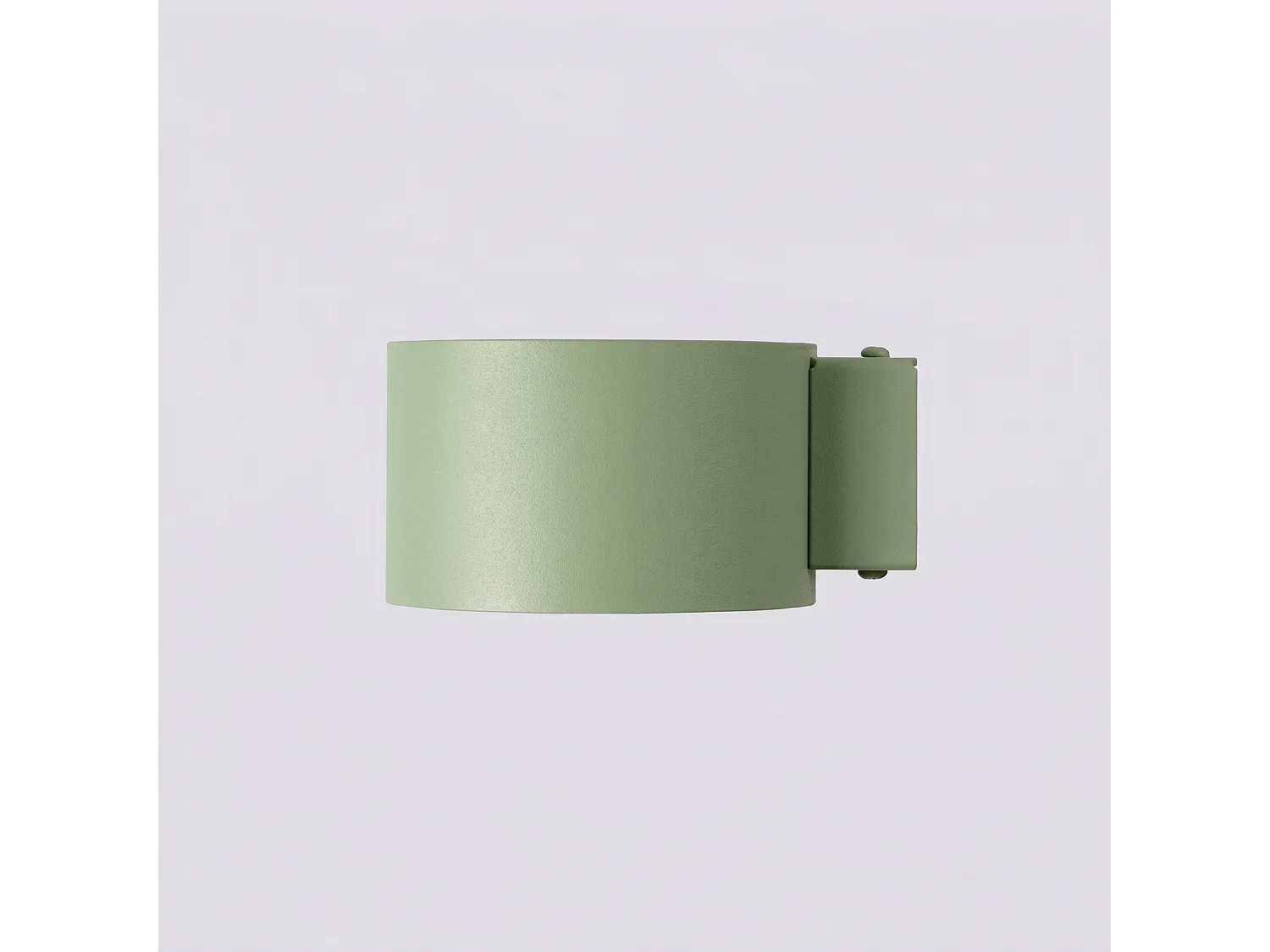 Applique minimaliste en aluminium - 1 sources lumineuses - L.10 x H.6 cm - sauge