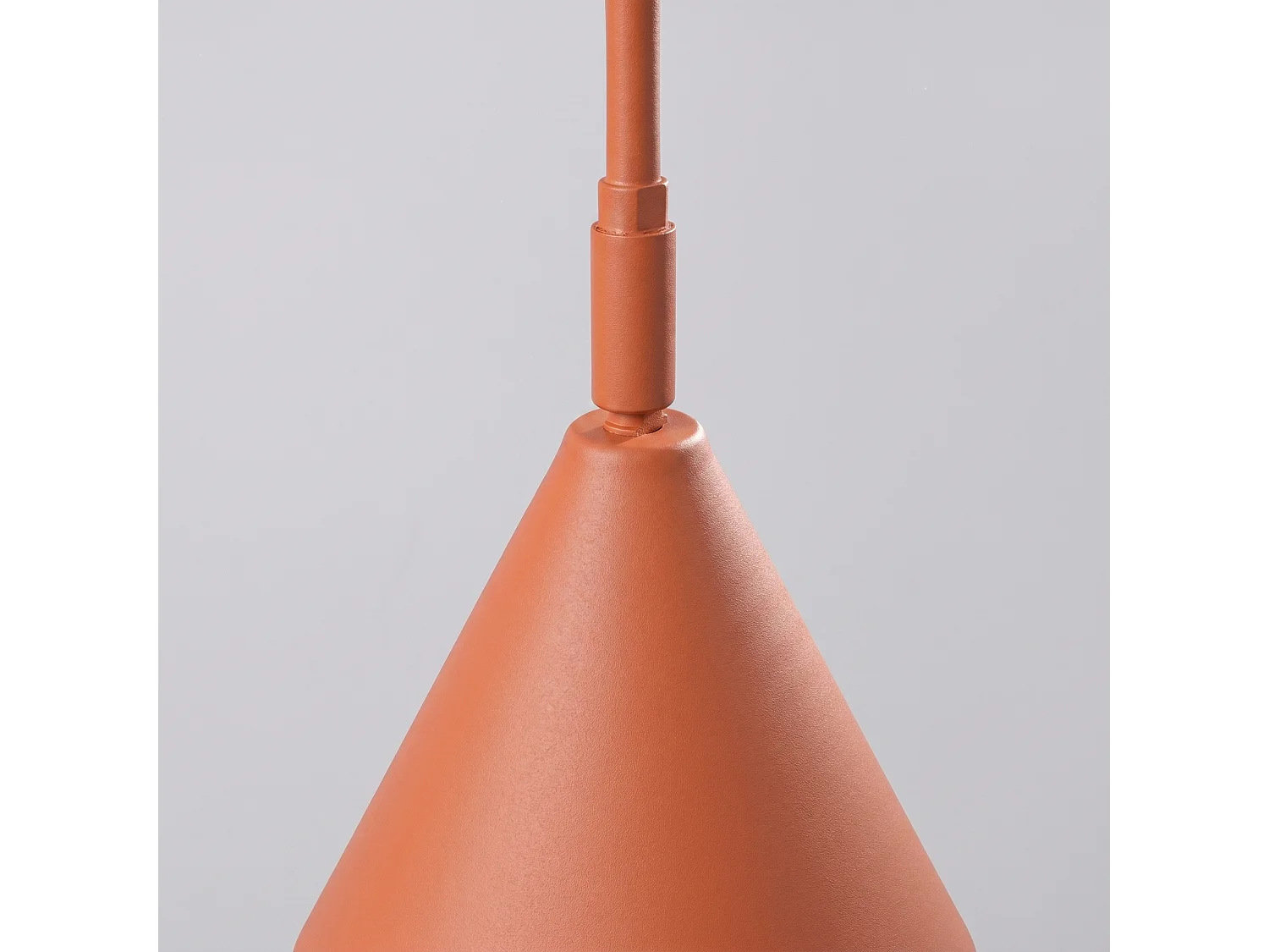 Appliques NOX moderne en acier - 1 sources lumineuses - L.14 x H.30 cm - ocre rouge