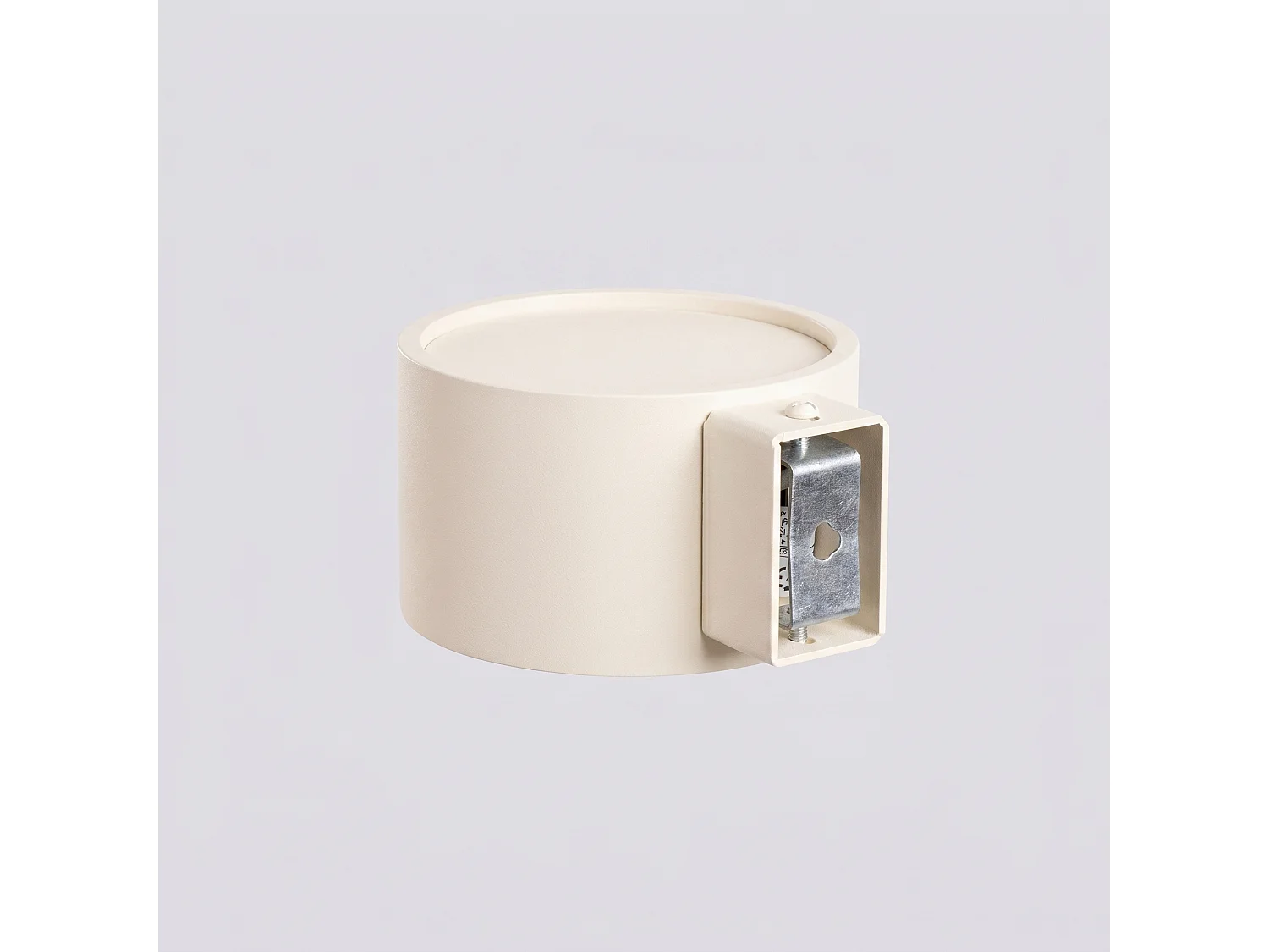 Applique minimaliste en aluminium - 1 sources lumineuses - L.10 x H.6 cm - beige