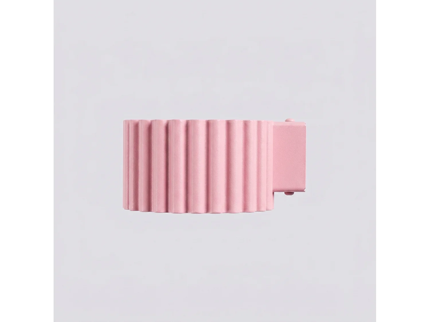 Applique minimaliste en aluminium - 1 sources lumineuses - L.10 x H.6 cm - rose