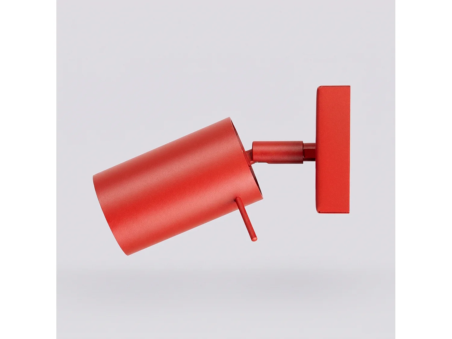 Applique moderne en acier - 1 sources lumineuses - L.8 x H.8 cm - rouge