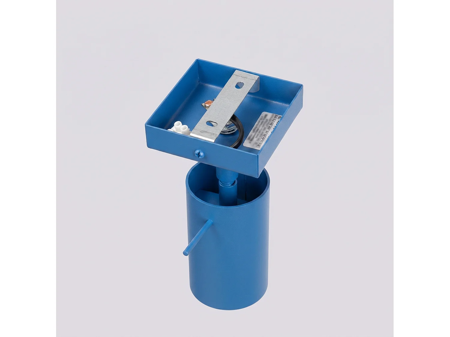 Applique moderne en acier - 1 sources lumineuses - L.8 x H.8 cm - bleu clair