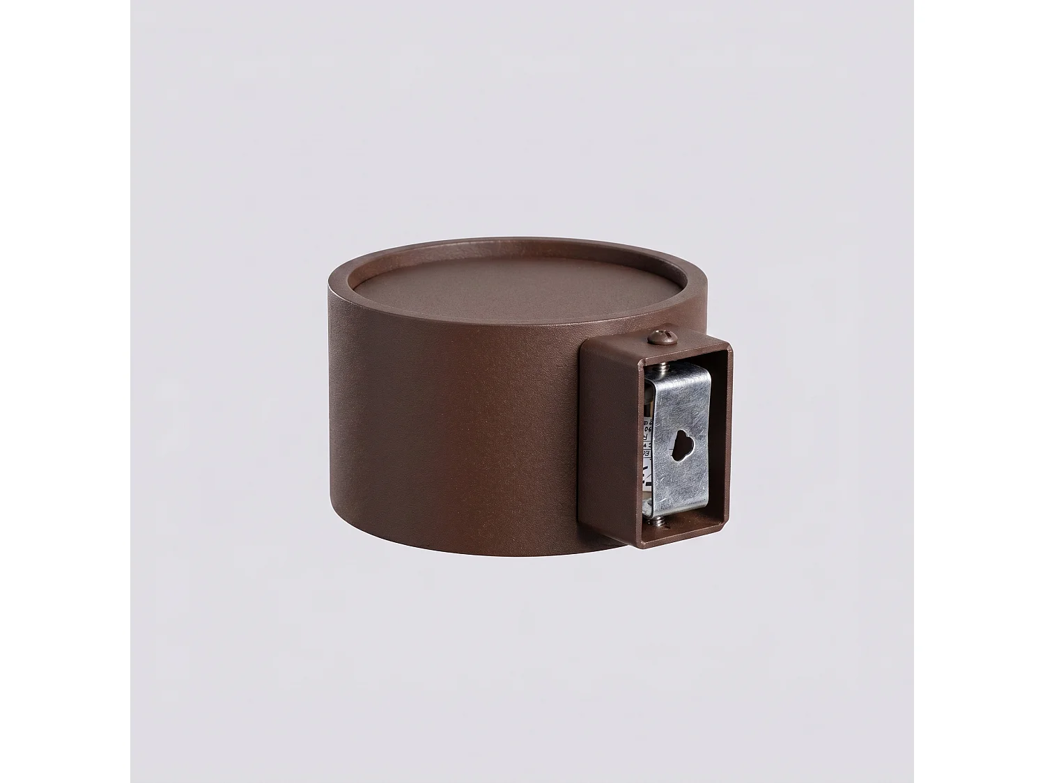 Applique minimaliste en aluminium - 1 sources lumineuses - L.10 x H.6 cm - marron