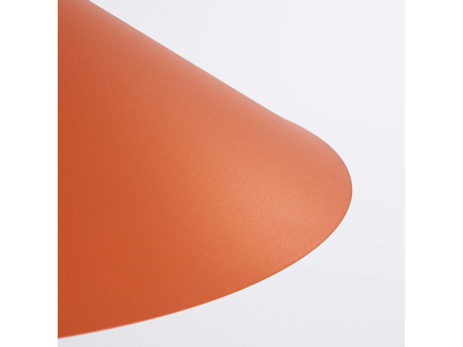 Lampes suspendues NOX moderne en acier - 1 sources lumineuses - L.40 x H.135 cm - ocre rouge
