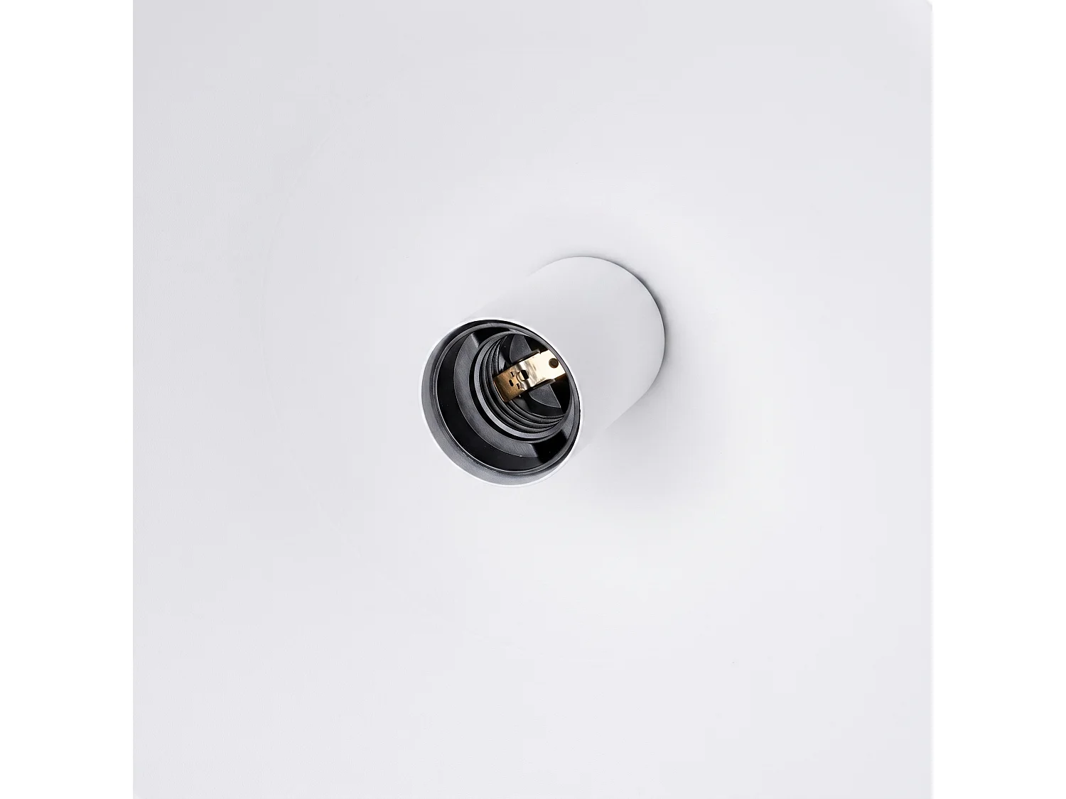 Lampes suspendues NOX moderne en acier - 1 sources lumineuses - L.40 x H.135 cm - blanc