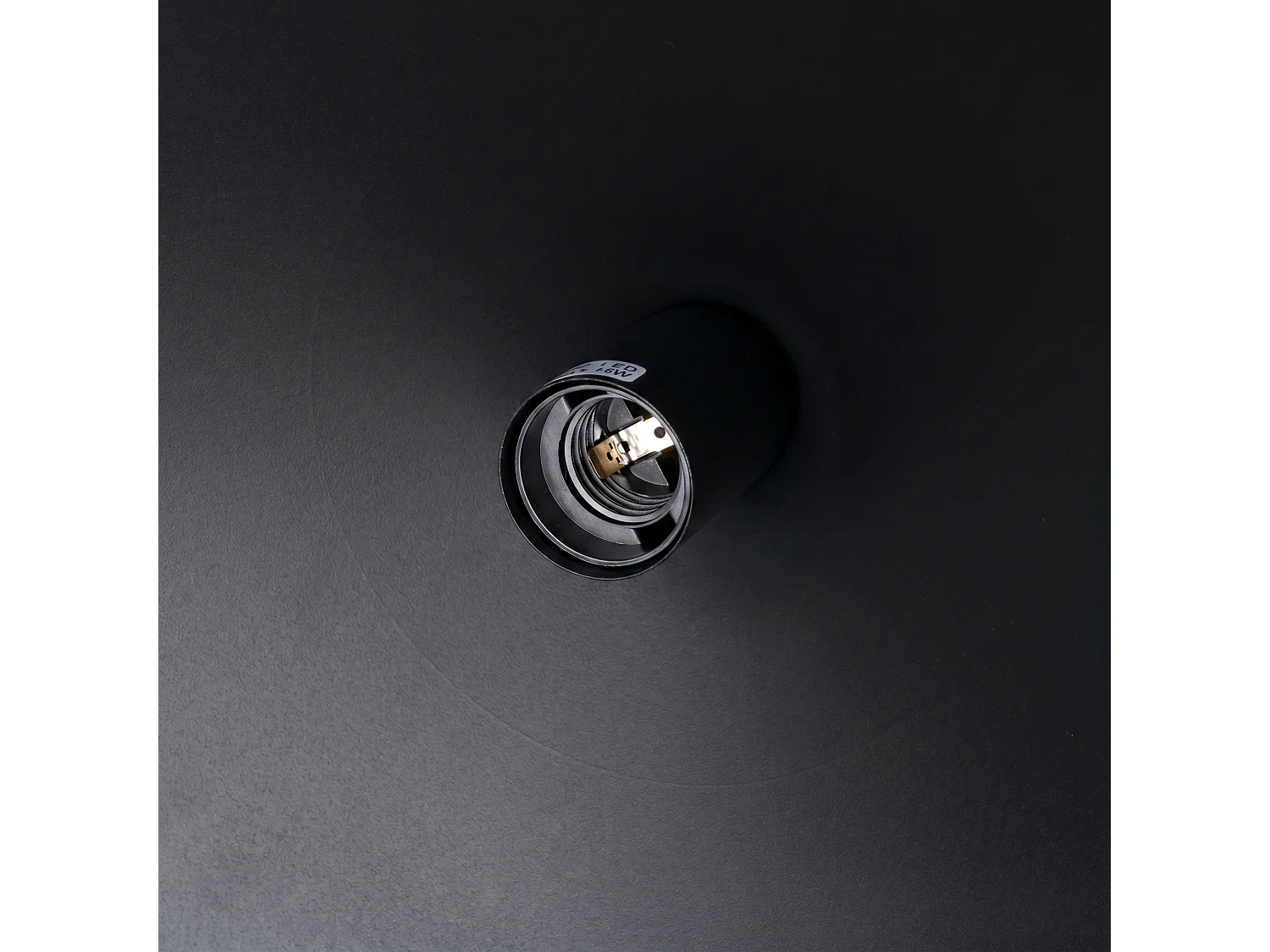 Lampes suspendues NOX moderne en acier - 1 sources lumineuses - L.40 x H.135 cm - noir
