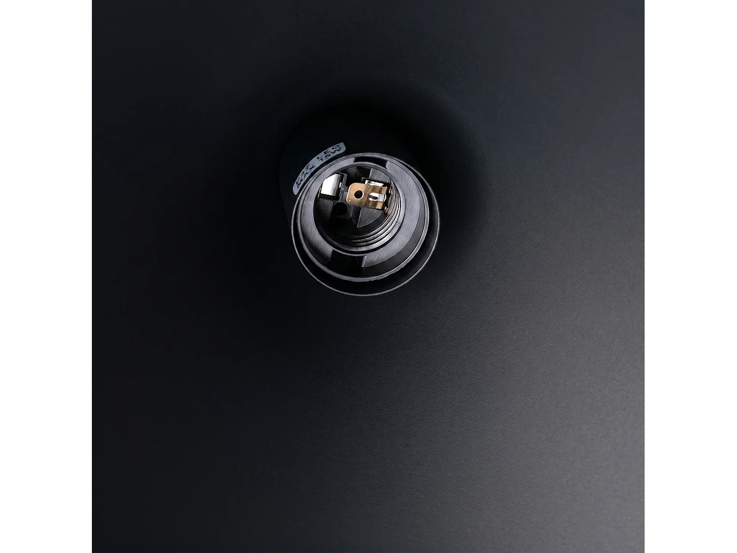 Lampes suspendues NOX moderne en acier - 1 sources lumineuses - L.24,5 x H.140 cm - noir