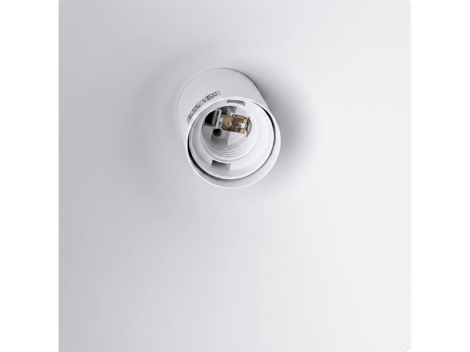 Lampes suspendues NOX moderne en acier - 1 sources lumineuses - L.24,5 x H.140 cm - blanc