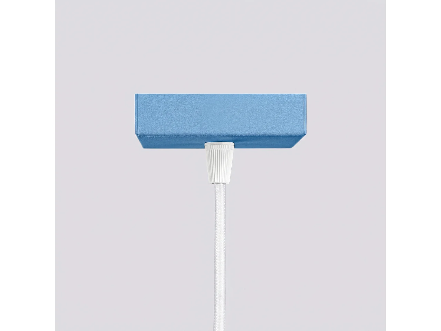Lampe suspendue minimaliste en aluminium - 1 sources lumineuses - L.8 x H.118 cm - bleu clair