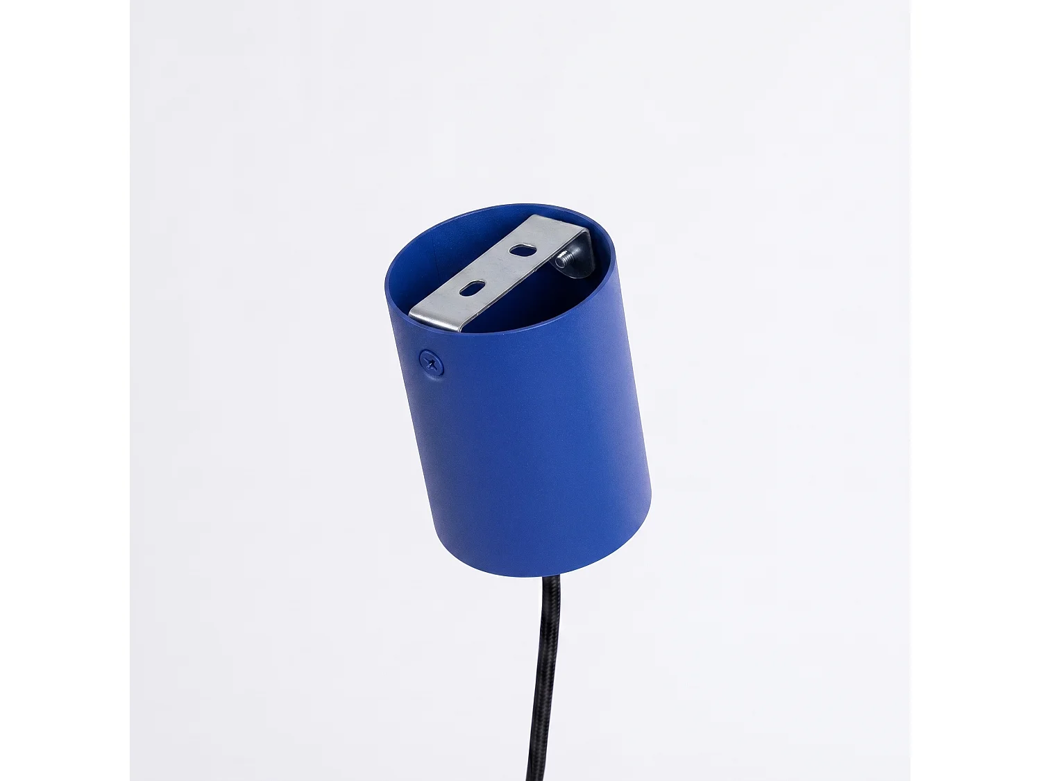 Lampe suspendue minimaliste en aluminium - 1 sources lumineuses - L.10 x H.125 cm - outremer