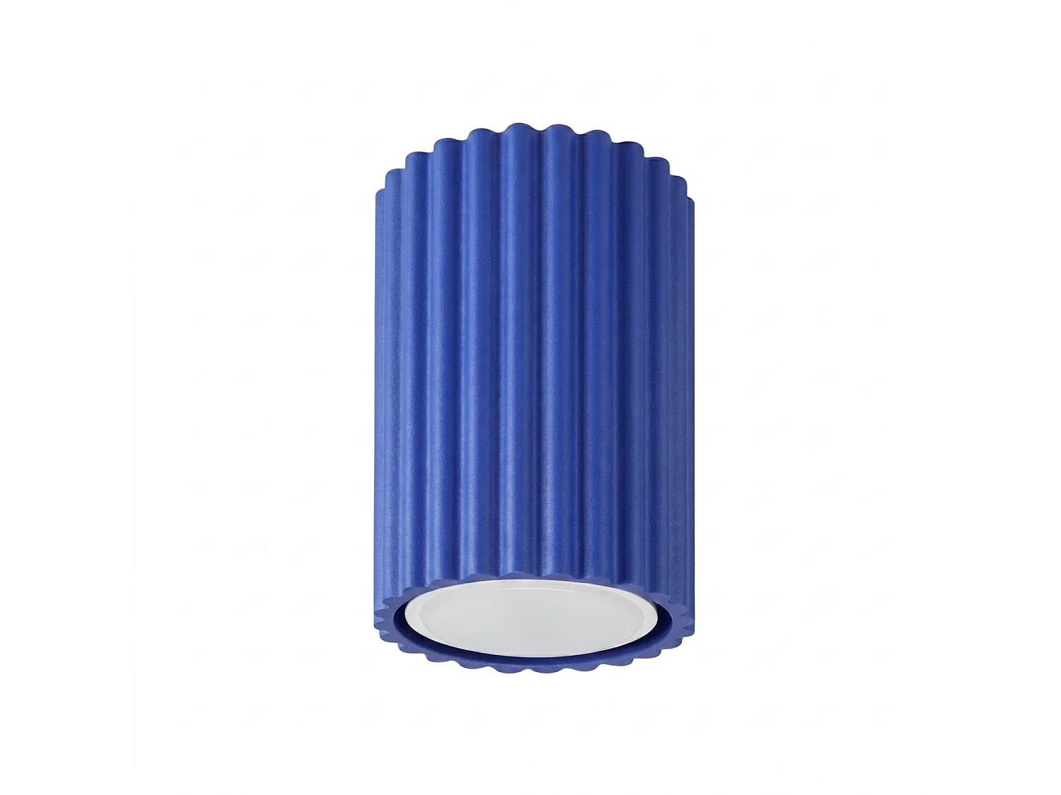 Plafonnier minimaliste en aluminium - 1 sources lumineuses - L.6,5 x H.10 cm - outremer