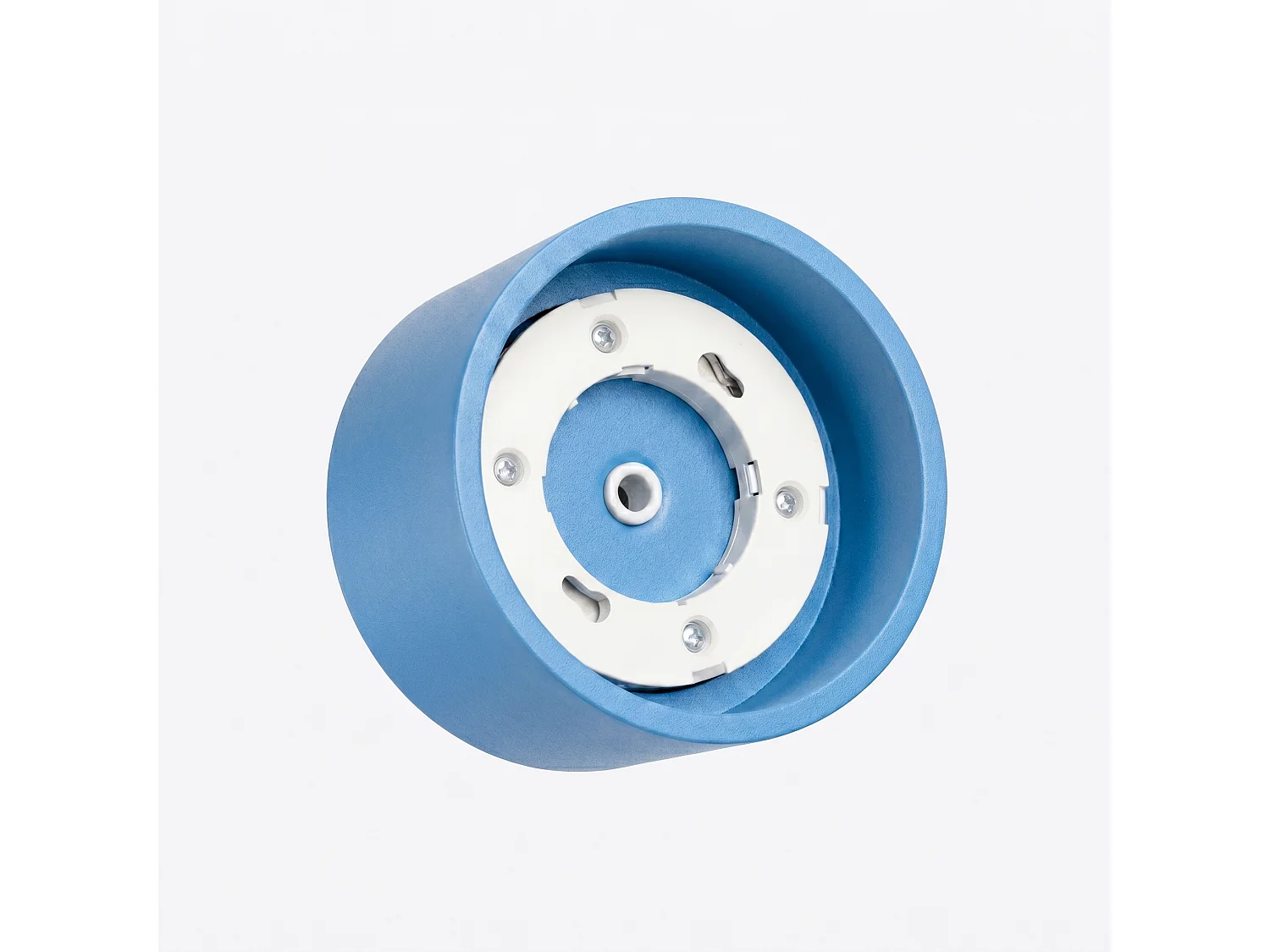 Plafonnier minimaliste en aluminium - 1 sources lumineuses - L.10 x H.6 cm - bleu clair