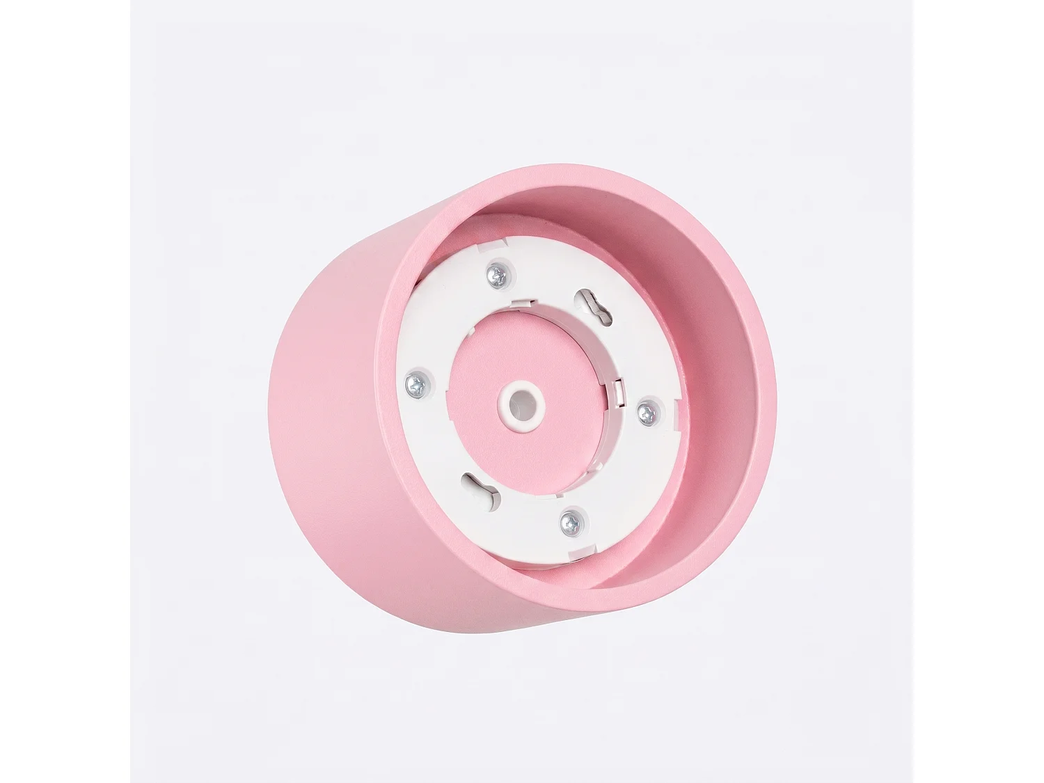 Plafonnier minimaliste en aluminium - 1 sources lumineuses - L.10 x H.6 cm - rose