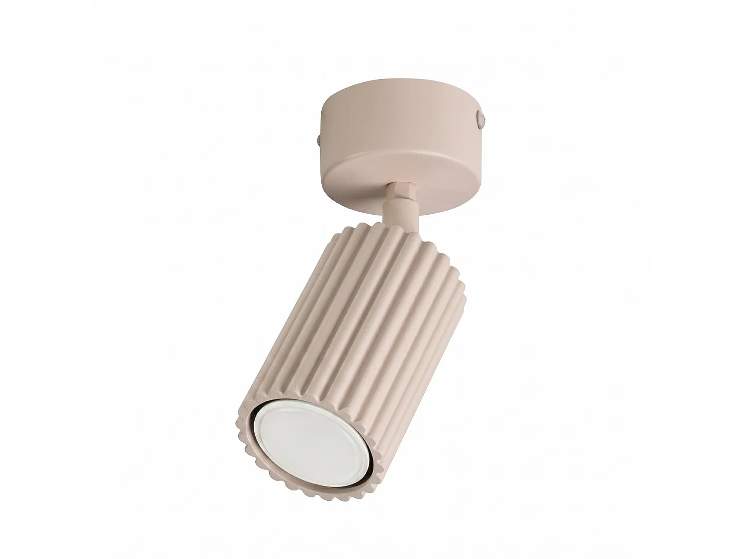 Plafonniers KARBON minimaliste en aluminium - 1 sources lumineuses - L.7 x H.18 cm - taupe