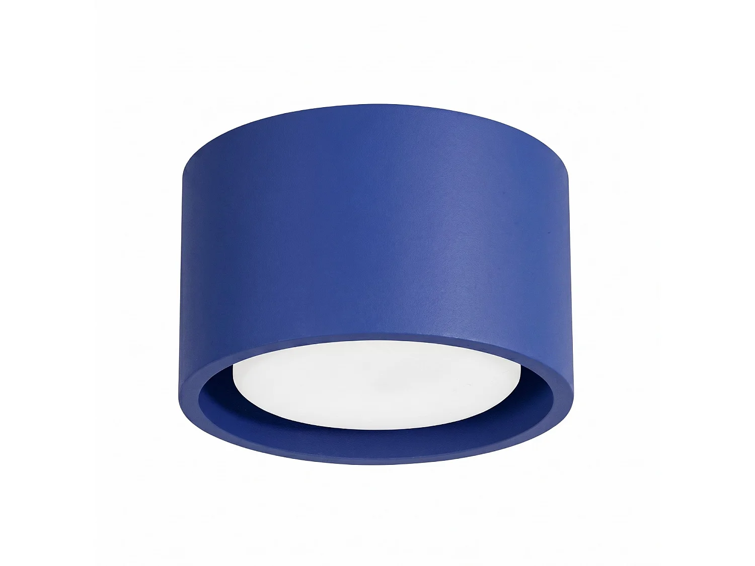 Plafonnier minimaliste en aluminium - 1 sources lumineuses - L.10 x H.6 cm - outremer