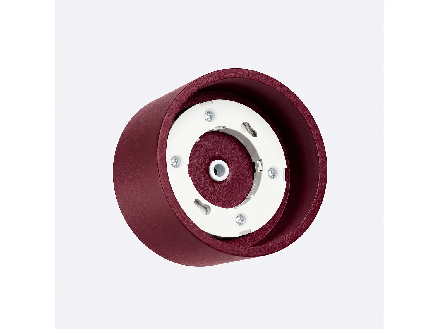 Plafonnier minimaliste en aluminium - 1 sources lumineuses - L.10 x H.6 cm - bordeaux