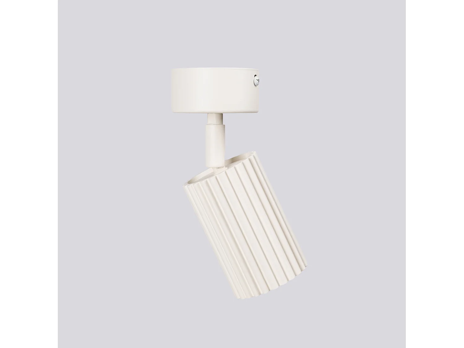 Plafonniers KARBON minimaliste en aluminium - 1 sources lumineuses - L.7 x H.18 cm - beige