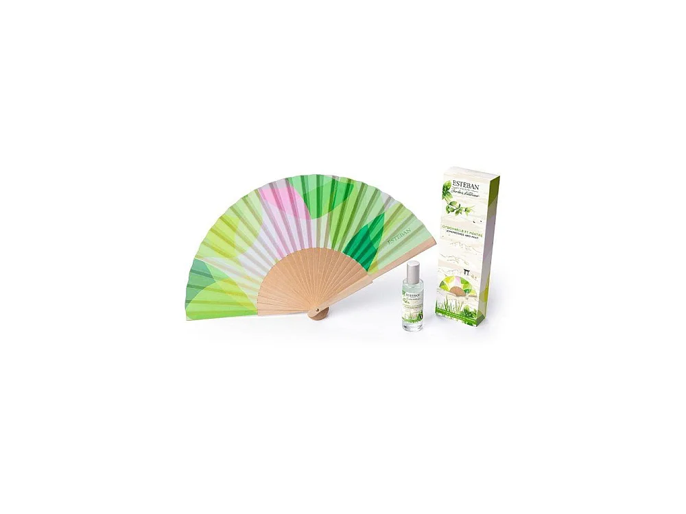 Éventail parfumé Citronnelle et Menthe
