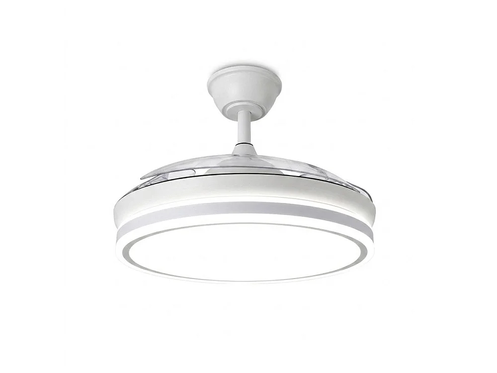 Ventilador de techo con luz LED 72W – aspas retráctiles y app Bluetooth – Eos One