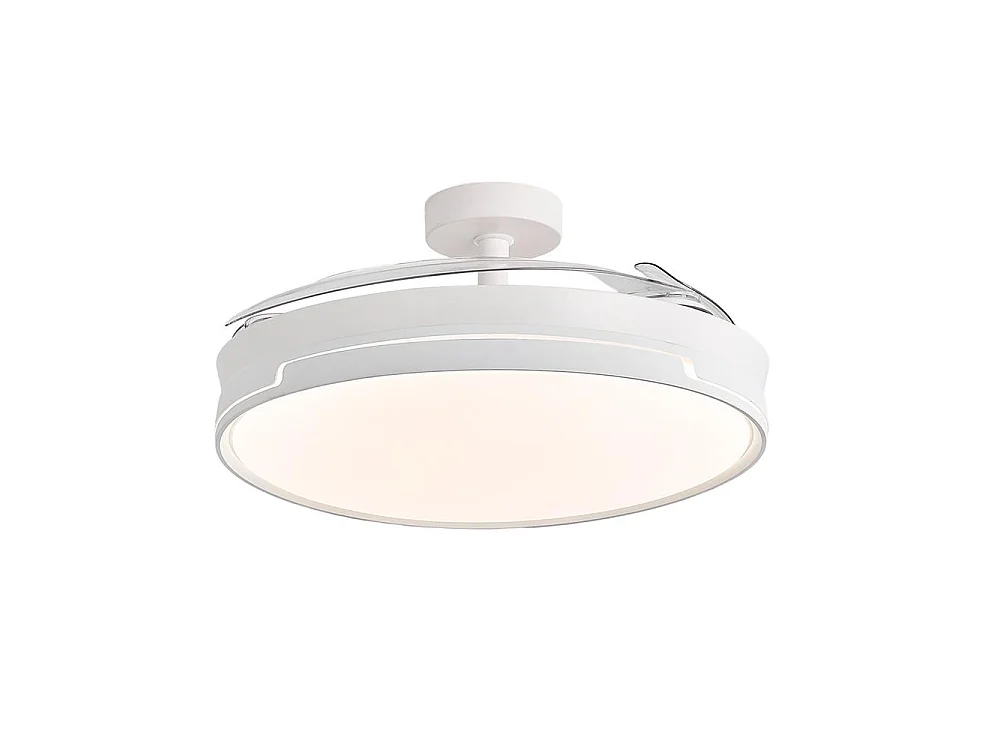 3NOD- Concept Ray Ventilador de techo retractil con luz LED blanco motor DC