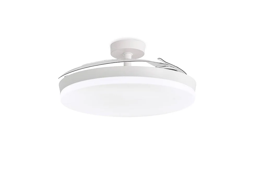3NOD - Concept Ova Ventilador de techo retractil con luz LED blanco motor DC