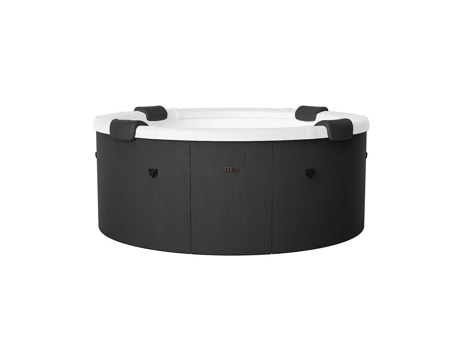 Spa rigide 6 places 180cm rond hydromassage 4 coussins bâche + housse + 8 filtres - Denver