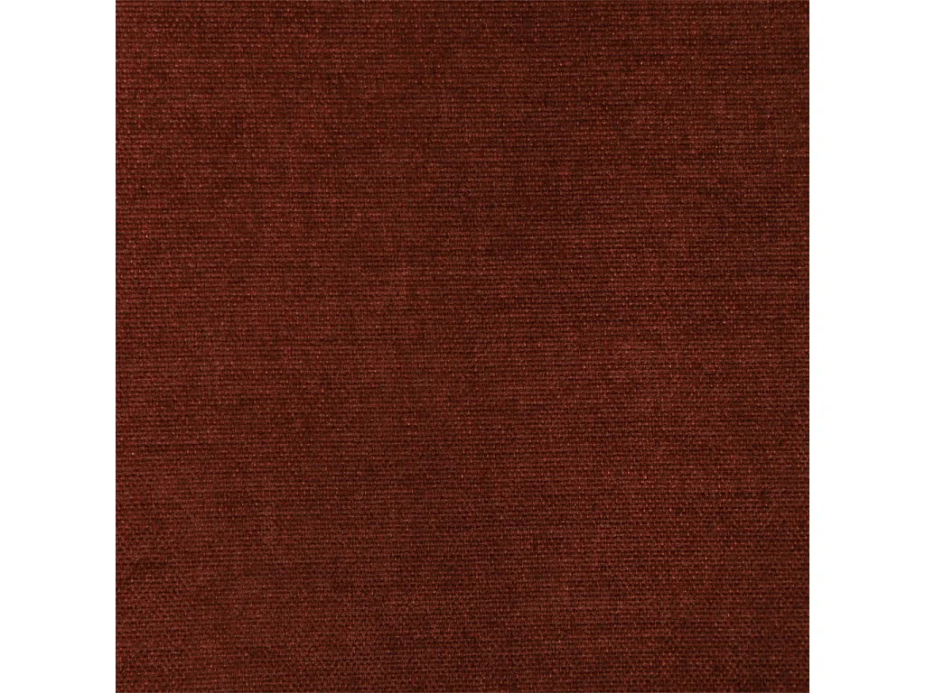Lot de 2 chaises bois d'hévéa noyer et tissu chenille bordeaux - Paola