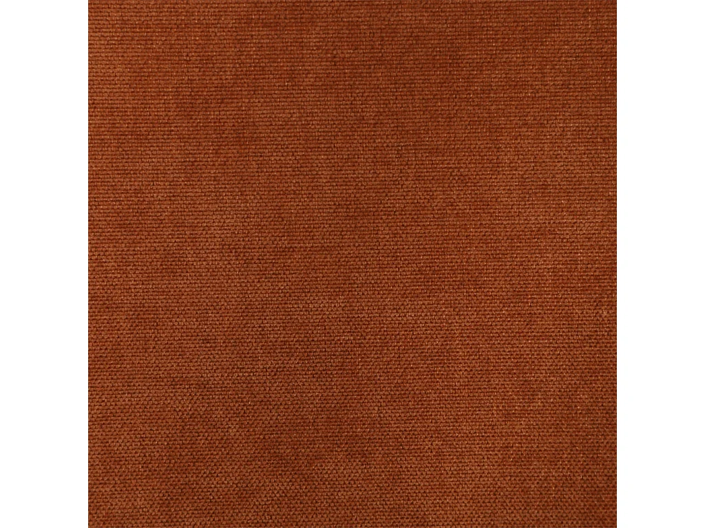 Lot de 2 chaises bois d'hévéa noyer et tissu chenille terracotta - Paola