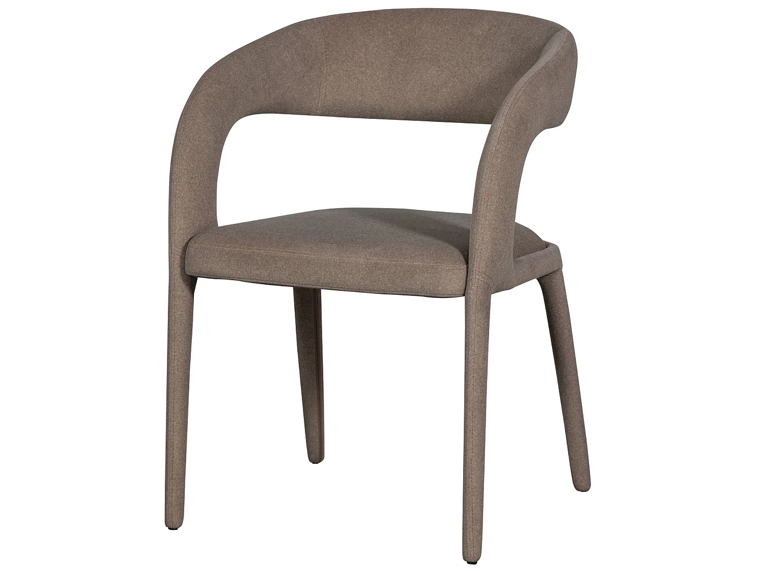 Lot de 6 fauteuils de table en feutre ARMS