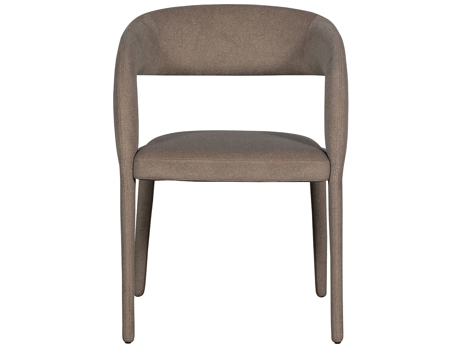 Lot de 6 fauteuils de table en feutre ARMS