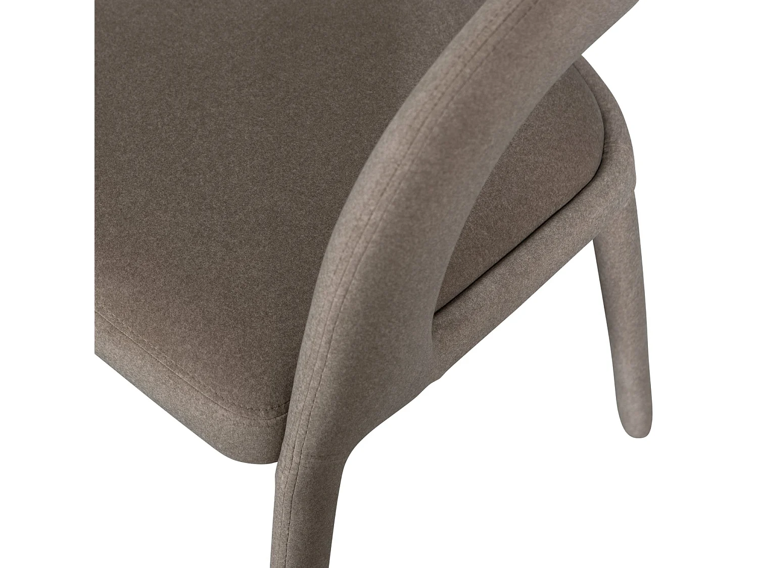 Lot de 6 fauteuils de table en feutre ARMS