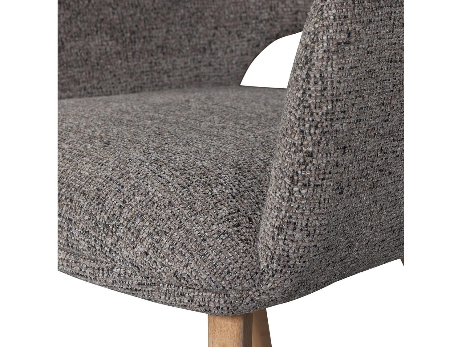 Lot de 2 chaises de table en polyester MURAT