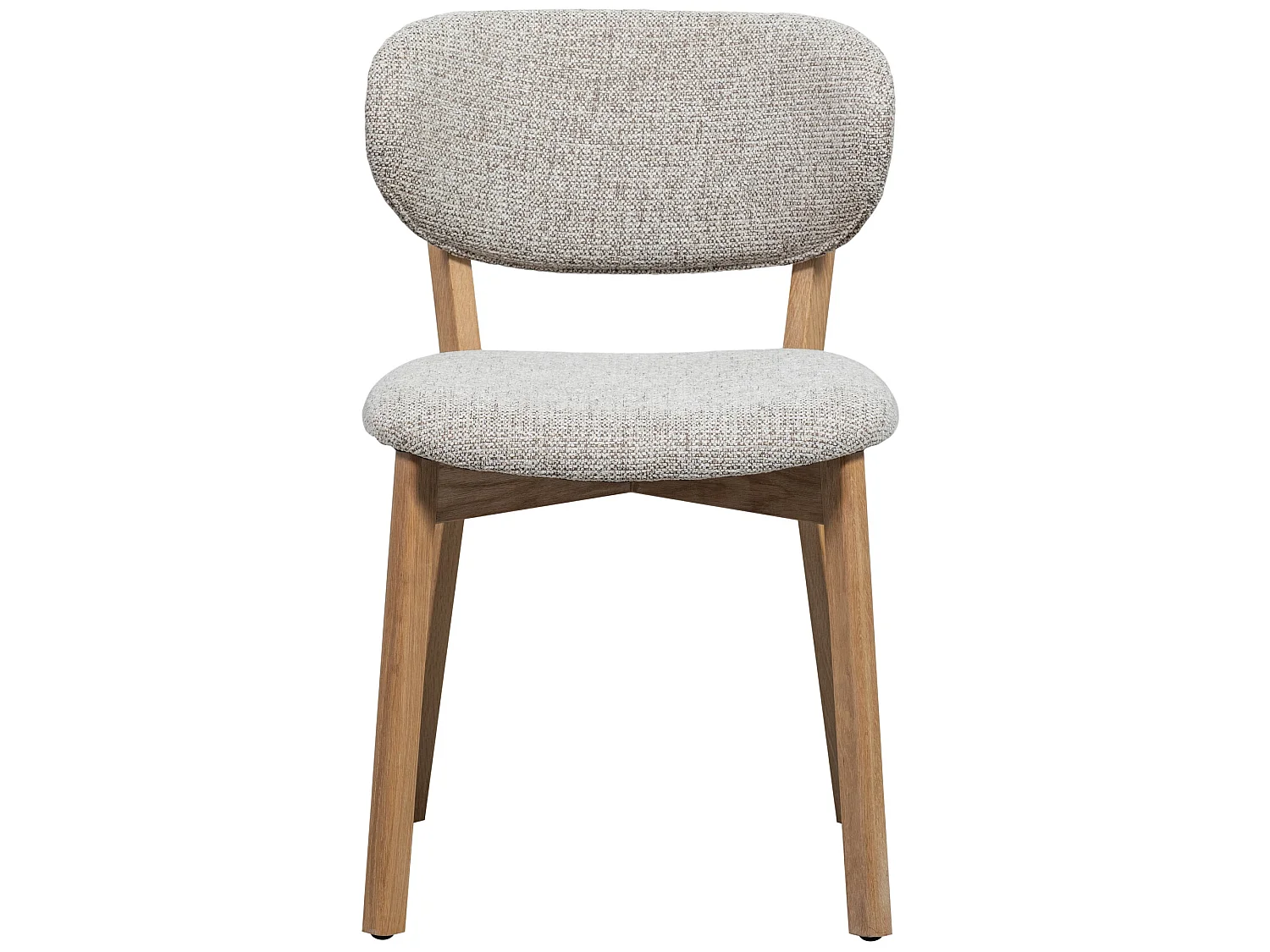 Lot de 2 chaises de table en polyester UDAR