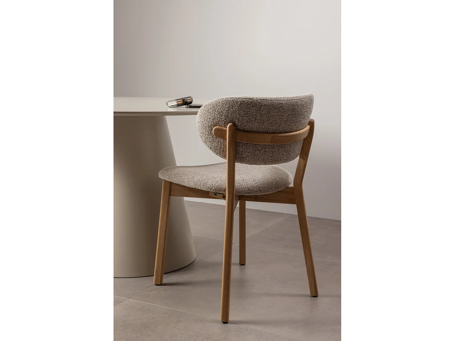 Lot de 2 chaises de table en polyester UDAR