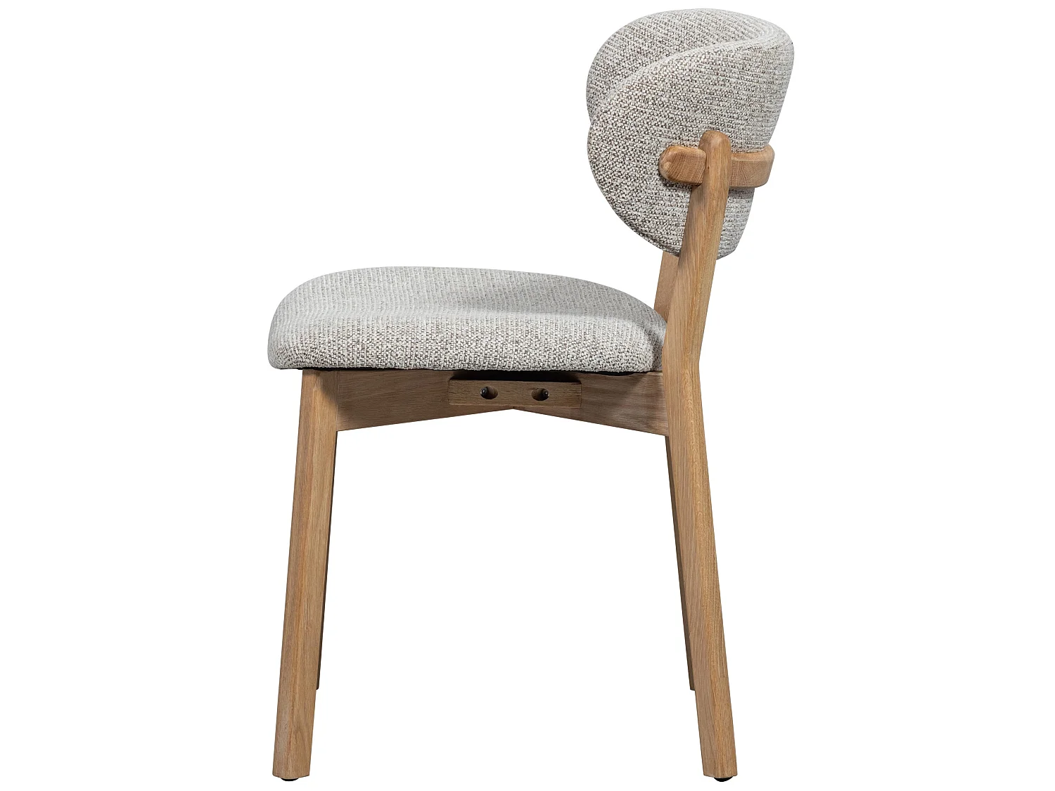 Lot de 2 chaises de table en polyester UDAR