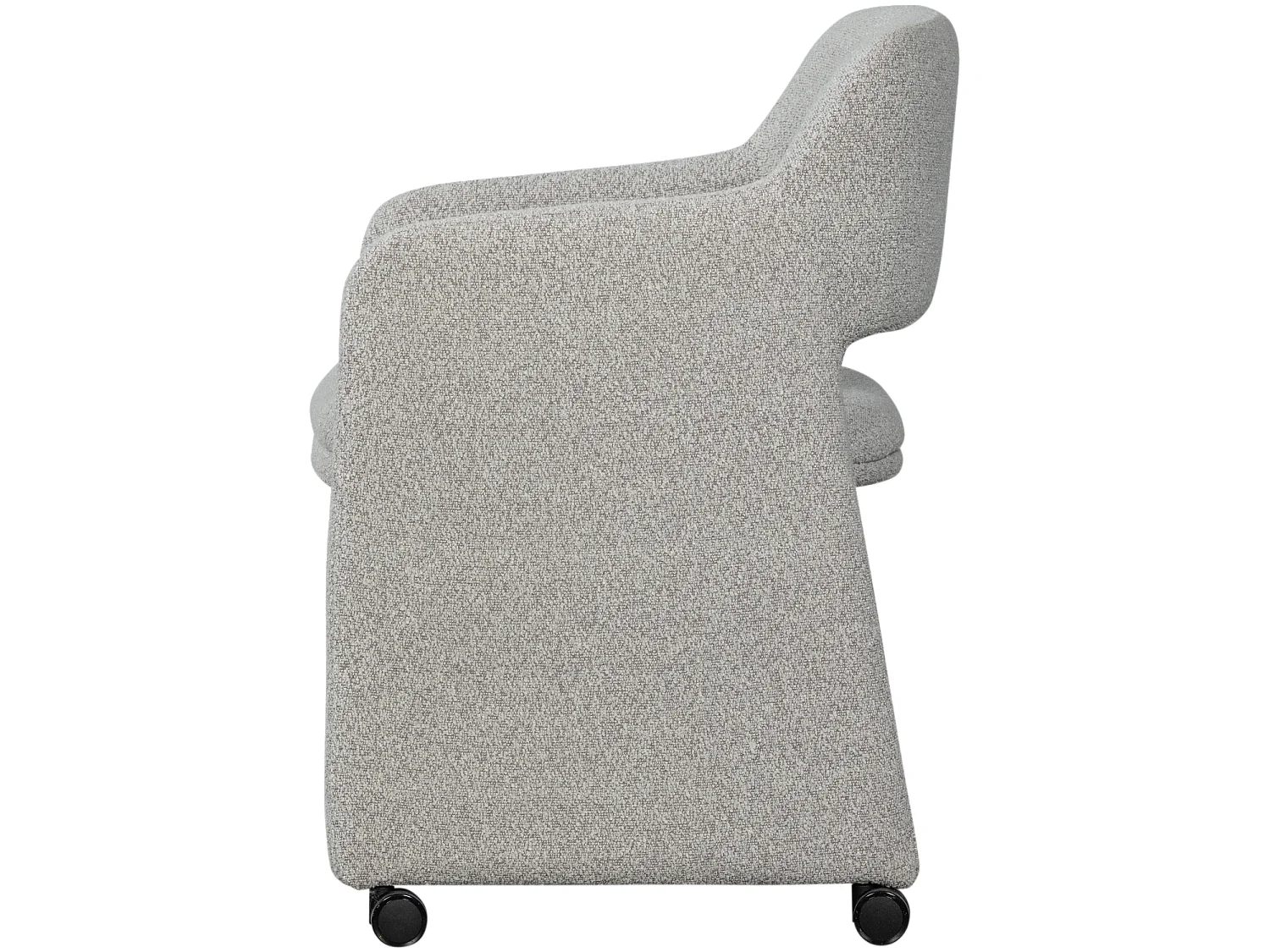Chaise de salle à manger en polyester LYRIC