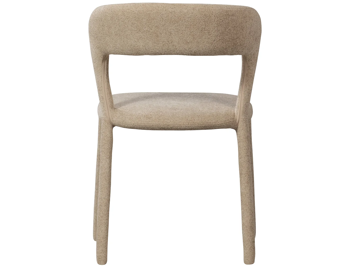 Lot de 2 chaises de salle à manger en polyester NOBLE