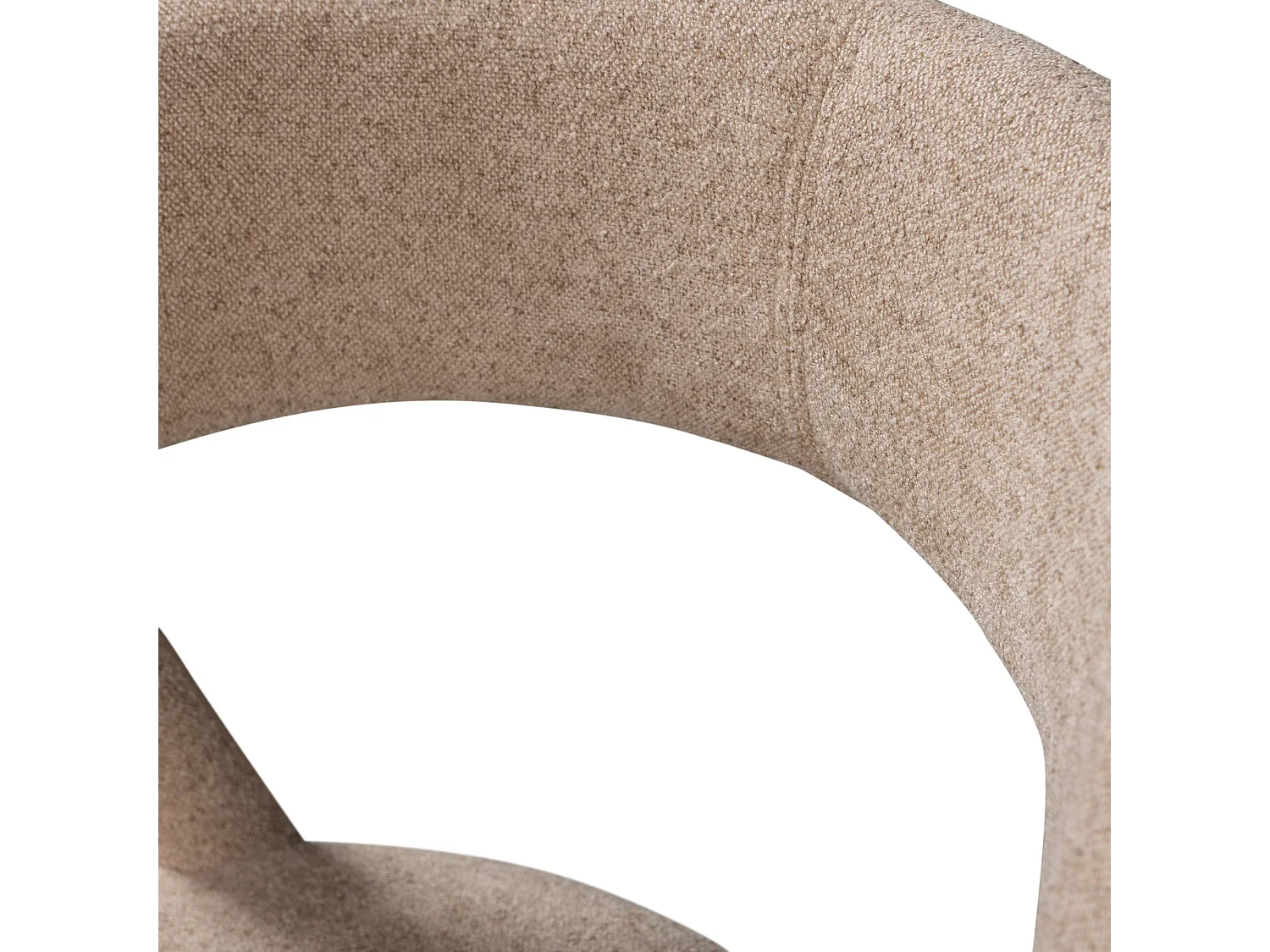 Lot de 2 chaises de salle à manger en polyester NOBLE