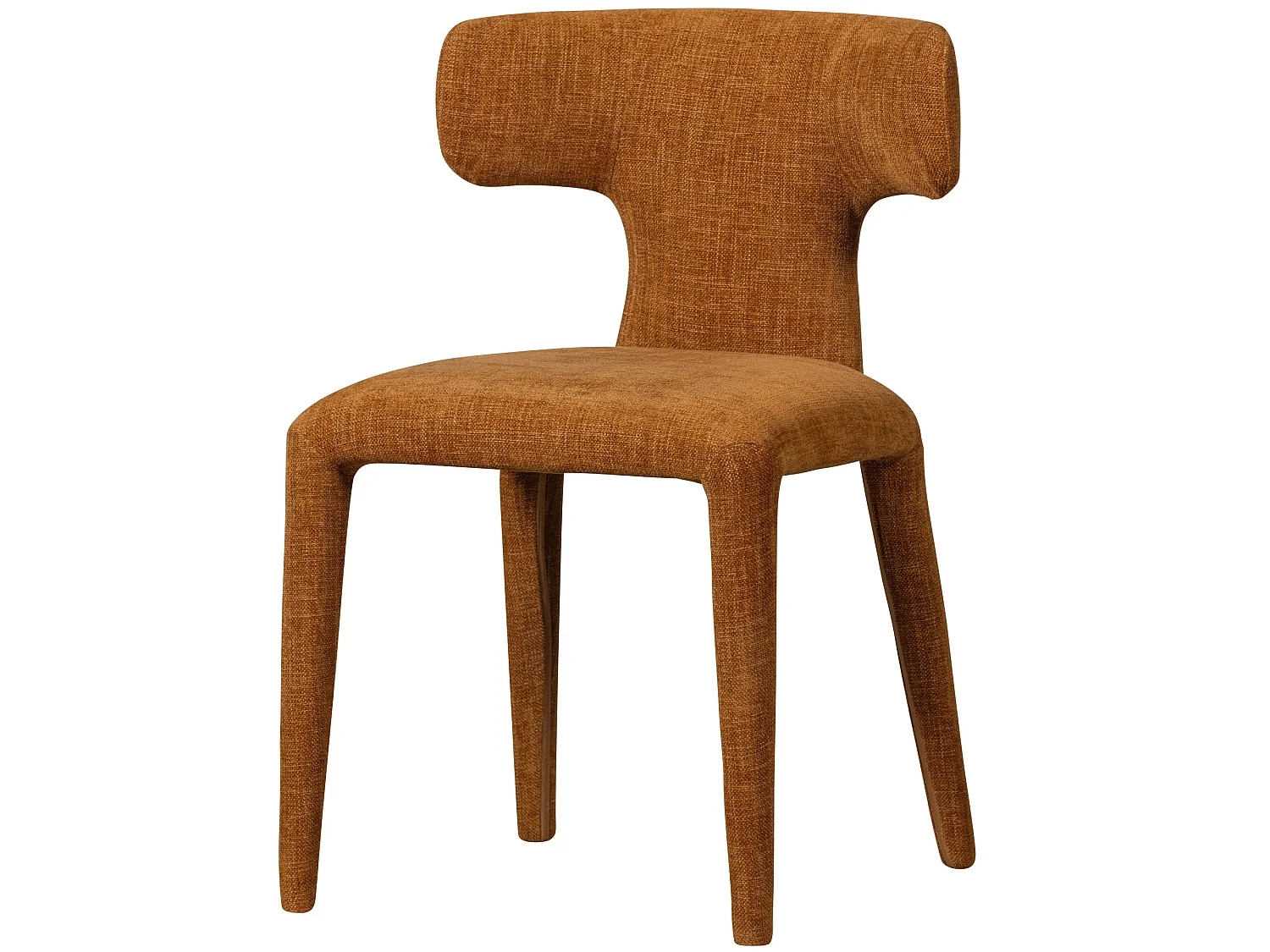 Lot de 2 chaises de table en polyester PERMIT