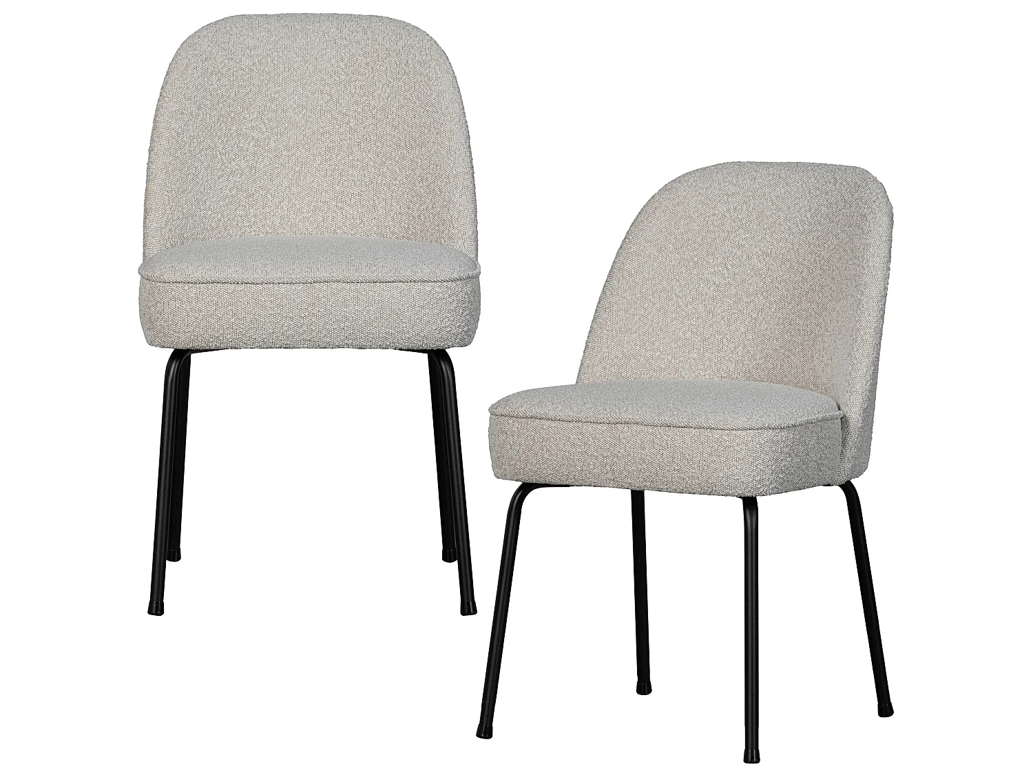 Chaises de table bouclé VOGUE