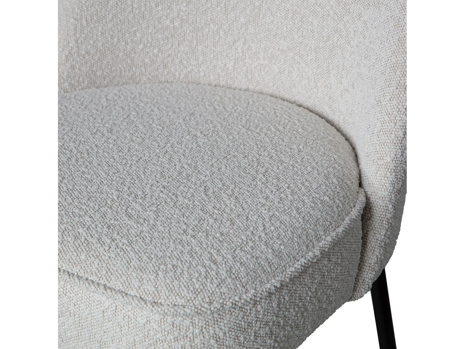 Chaises de table bouclé VOGUE