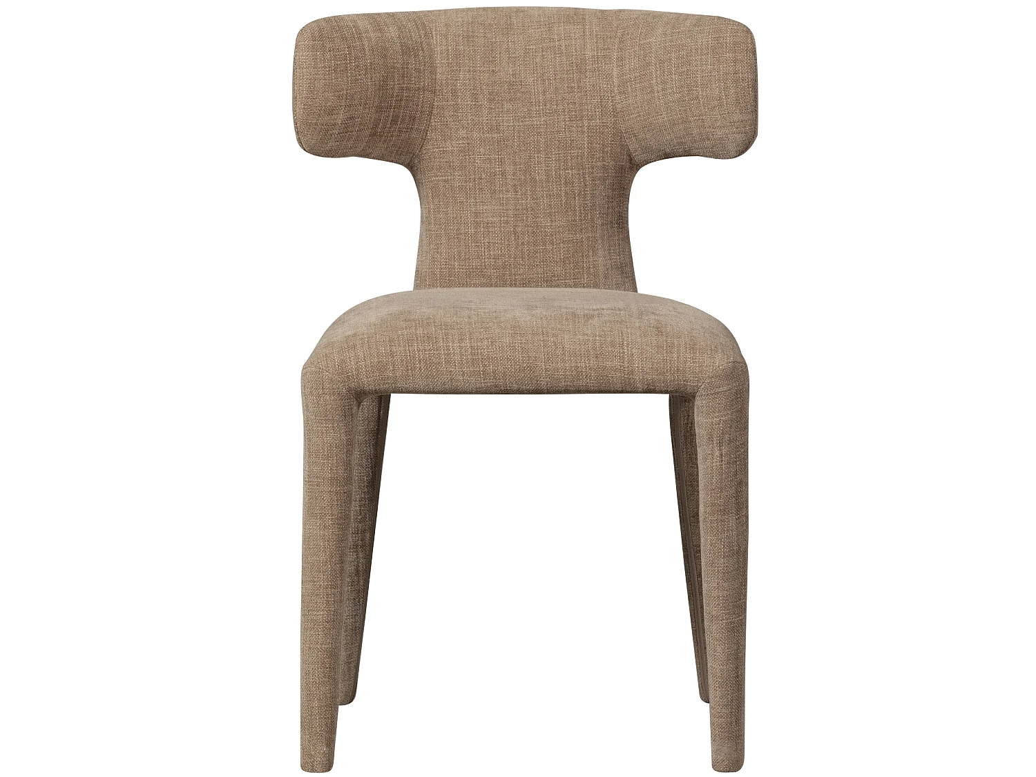 Lot de 2 chaises de salle à manger en polyester PERMIT