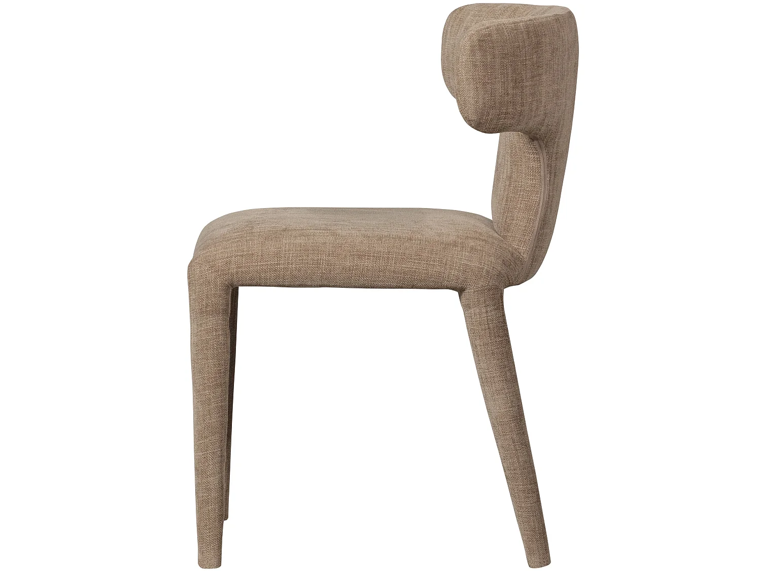 Lot de 2 chaises de salle à manger en polyester PERMIT